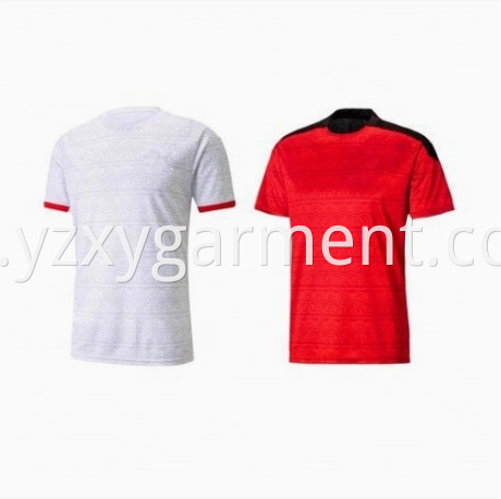 Red Football Sports Short Sleeve